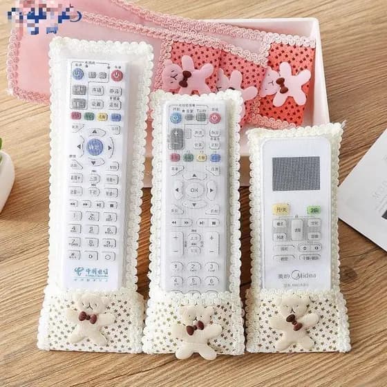 [Tmall Genuine] Ar condicionado Controle Remoto Capa protetora Tecido Controle Remoto Capa protetora Arco Capa protetora
