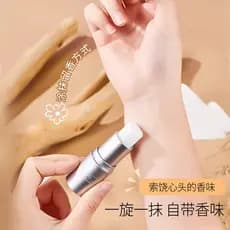 Perfume sedutor bálsamo sólido estilo esfregaço feminino portátil desodorante bálsamo senhoras fragrância leve de longa