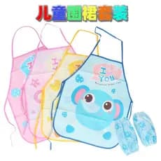 Crianças pintura babador babador roupas do jardim de infância do bebê pintura acrílica avental à prova dwaterproof água