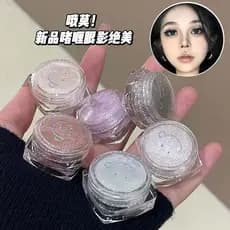 FAICCIA ~ Heart Supreme Flashing Monocromático Gel Sombra Pode Cortar Maquiagem Piscando Fina Iluminando Líquido Destaca