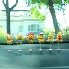 2025 novo estilo influenciador balançando cabeça leite dragão ornamentos de carro bonito dos desenhos animados Console c