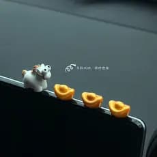 Cavalo para o sucesso, sorte, carro de adivinhação, pequenos enfeites, decorações de Console central de carro, mulheres