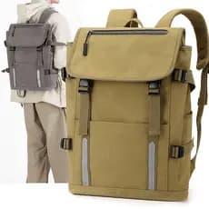 Mochila de lona masculina grande capacidade Commuter viagem computador mochila Retro Casual moda estudante mochila