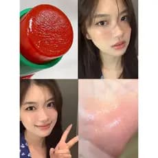 Ins Sensação de luz de água transparente Super quente!Blush Stick Contouring Natural Nude Maquiagem Lip Cheek Marcador M