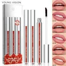Delineador labial de maquiagem YOUNG VISION 3 unidades conjunto de delineador labial removível caixa destacável caneta f
