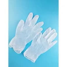 Luvas de beleza Luvas descartáveis de PVC Transparente Cuidados de trabalho doméstico Tatuagem Bordado Clareamento Tingi