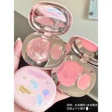 Produto genuíno oficial!Para foreverkey Blush creme brilho de água fk2026 novo estilo fosco cor retrátil sol vermelho ve