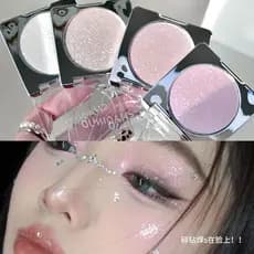 Este alto brilho está confuso!Aurora Magic Diamond Strobe piscando batatas picadas alto brilho em camadas sombra clavícu