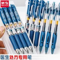 Caneta de Gel azul claro da manhã tinta azul caneta especial médica enfermeira imprensa especial caneta de assinatura à