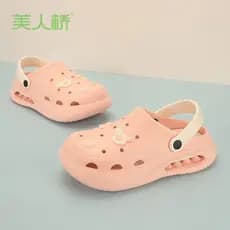 Beleza ponte buraco sapatos femininos verão exterior usar sola grossa sapatos de praia aumentados sandálias Baotou antid