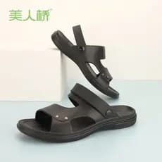 Sandálias de ponte de beleza masculinas, sapatos de praia de verão para dirigir ao ar livre, antiderrapantes, casuais, d