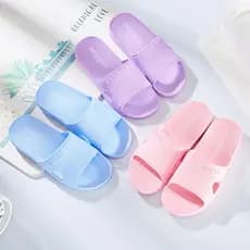 Beauty Bridge Chinelos femininos para casa, moldagem de uma palavra, chinelos para homens e mulheres, casal, chinelos in