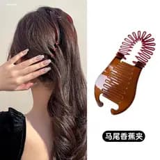 Estilo de cabeleireiro bobinador de cabelo interligado lado pente de cabelo estilo de cabelo pente ferramenta de cabelei