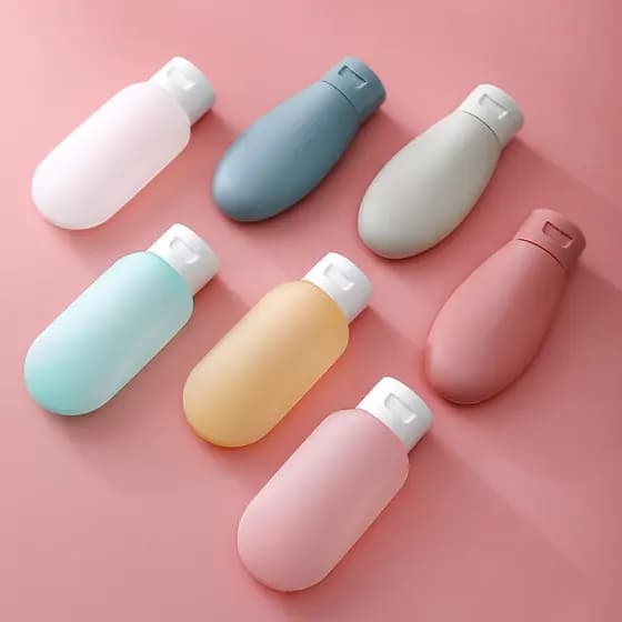 Shampoo Gel de banho garrafa espremer grande capacidade loção cosmética desinfetante para as mãos Sub-engarrafamento con