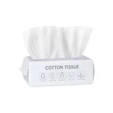 Toalha de rosto descartável, toalha macia de algodão espessada, lavagem facial, limpeza facial, removedor de maquiagem,