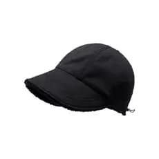 2026 novo estilo mesmo estilo chapéu feminino outono inverno balde chapéu engrossado quente lã de cordeiro boné de lã fo