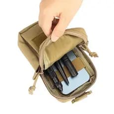 Ao ar livre portátil Universal tático escalada caminhadas Walkie-Talkie saco do telefone móvel saco do telefone móvel al