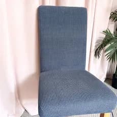Nova venda quente capa de fezes de alta elasticidade cadeira de mesa casa Hotel cadeira capa flanela Anti-poeira cadeira