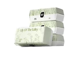 Toalha facial descartável para cuidados com as plantas, toalha facial removível para salão de beleza, espessamento macio