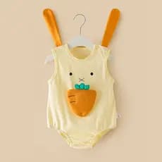 Bebê verão macacão fino colete macacão roupas de bebê 2022 novo estilo verão caixa de presente embalagem