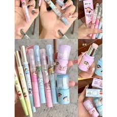 JILLLEEN Crayon Shin-Chan Co-Branded Camélia Lip Essence Oil Lip Balm Hidratante Reparação Lip Skin Base Light Lip Lines
