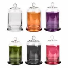Difusor Pedra Copo de Aromaterapia Sem Fogo Visualização Enfeites de Verão Tampa de Vidro Minério de Cristal Recipiente