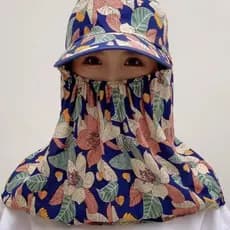 Novo estilo chapéu de sol de verão feminino à prova de vento Anti-poeira proteção facial proteção de pescoço ciclismo ch