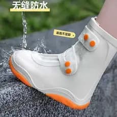 Capa de sapato à prova de chuva espessada, resistente ao desgaste, à prova d'água, antiderrapante, botas de chuva, homen