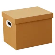 Caixa de armazenamento de papel Kraft, livro de papel, caixa organizadora com tampa, caixa de papel, guarda-roupa, livro