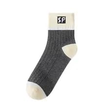 Zhu e meias masculinas meias de tubo médio outono inverno esportes masculinos desodorante absorvente de suor meias prima