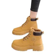 Martin botas femininas inverno 2025 novo estilo botas curtas com saia forro de lã de sola grossa botas femininas ruibarb