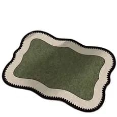 Retro francês banheiro tapete porta do banheiro Anti-deslizamento tapete absorvente Diatom lama casa pé tapete chuveiro