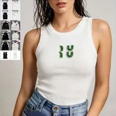 Regatas Femininas top cropped Colete Feminino Sem Mangas camis Puro Algodão Moda Camisola De Malha Camisetas