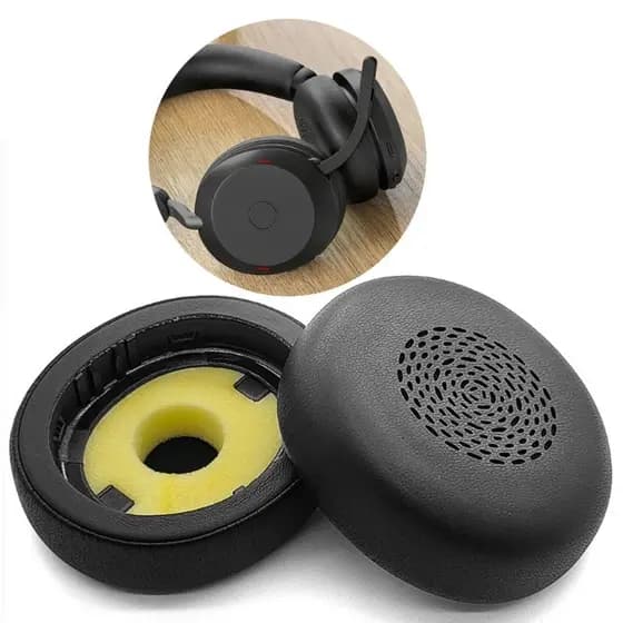 Ya * Oval Fone De Ouvido Capas De Almofada De Couro Para Evolv 2 75 Fones Esponja Earmuffs Isolamento De Ruído