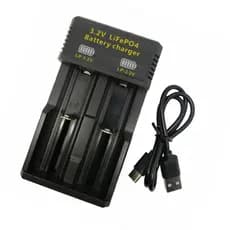 Ya * Caixa Carregador USB Para 3 2V Fonte Alimentação Células 14500 16340 26500