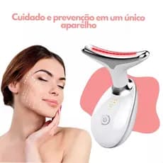 Massageafor facial Tratamento Com Luz Bivolt EMS - (Cores Sortidas)