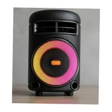 Caixa de Som Bluetooth 120W COM LED POTENTE Entrada P2 e P10