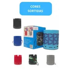 Caixinha De Som Portátil Bluetooth pequena Mp3 Usb Cartão Sd - ( Cores Sortidas)
