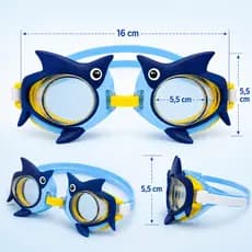 Óculos De Mergulho Infantil - Tubarão Piscina E Natação