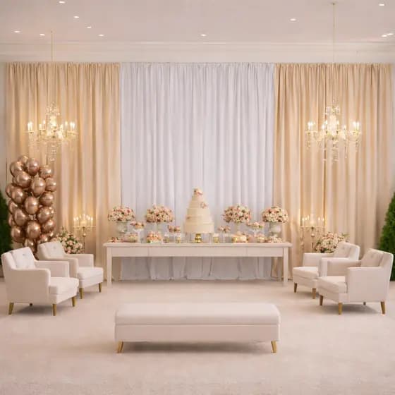 Cortina Festa 7,50x2,00 Painel Festa Gigante Decoração Casamento Aniversário Igreja Eventos Varão