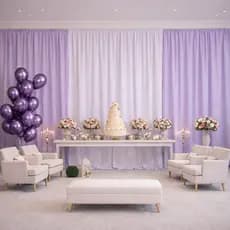 Cortina Painel Festa 9 Metros Aniversário 15 Anos Debutante 9,00x2,50 Decoração Eventos Casamento