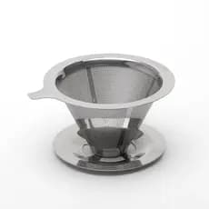 Filtro de Café Aço Inoxidável Reutilizável Não removível