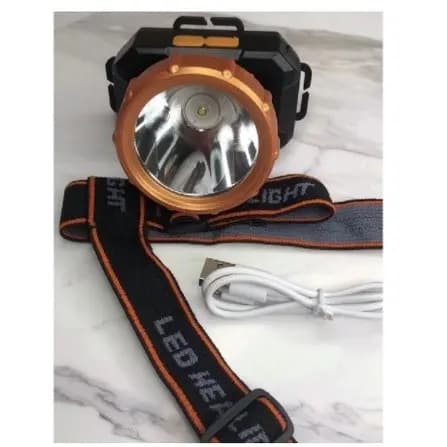 Lanterna De Cabeça 1 Led com 3 modo recarrecavel super led 601