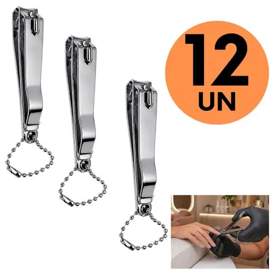Kit Cortador de Unha 3” Grande Premium com Lixa Para Mãos Pés Utilidades Atacado Barato