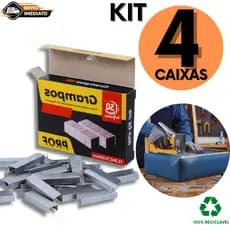 Grampo 8mm Galvanizado Profissional Tapeceiro Estofador Marcenaria Artesanato Atacado Barato
