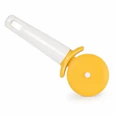 Cortador de Pizza com Roda Cabo Ergonômico Protetor de Mão Leve Prático para Cozinha