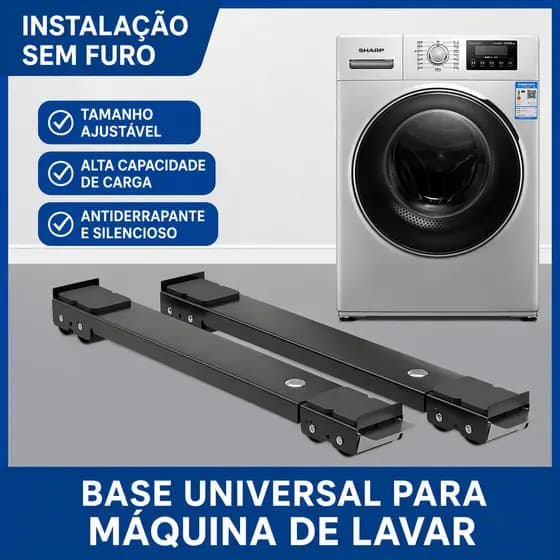 Suporte De Base Com Rodinha Para 200kg Aparelho Movedor Móveis Geladeira E Máquina De Lavar Lousa Base Carrinho