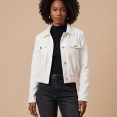 Casaco Lã Batida Slim Cintura Franzida Feminino Inverno