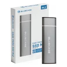 Case Para Ssd Bluecase M.2 Ngff Sata Cinza Usb-c 5gb/s