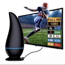 Antena Interna Para Tv Digital Amplificada 1080 Hdtv Interna Amplificada Magnética via USB